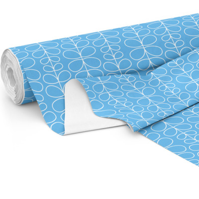 Fabric roll with Fern print in Sky