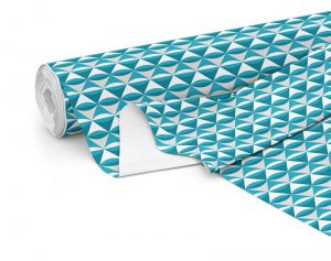 Fabric roll with Serenity print in Lake