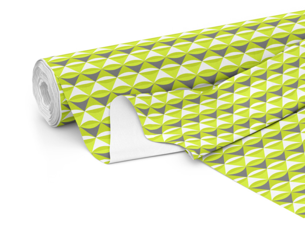 Fabric roll with Serenity print in Lime