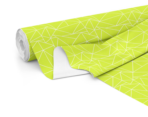 Fabric roll with Solace print in Lime