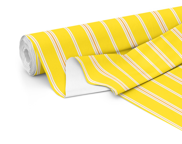 Fabric roll with Wander print in Citrus