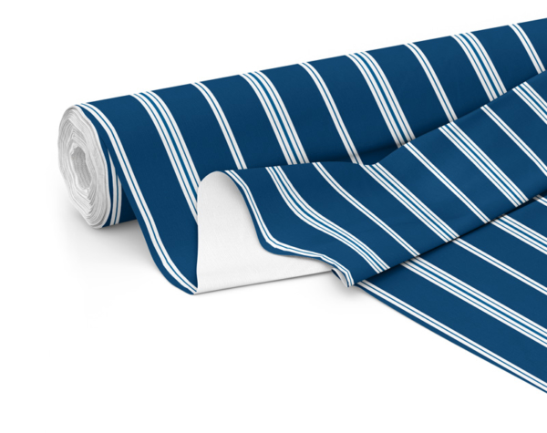 Fabric roll with Wander print in Navy