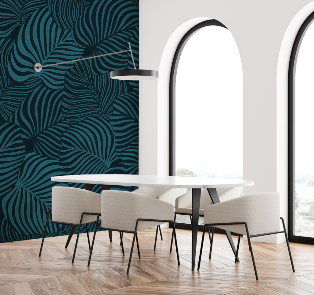 Cuberto Teal on Smooth Wallpaper