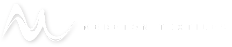 Mereton Textiles Horizontal White Transparent Logo
