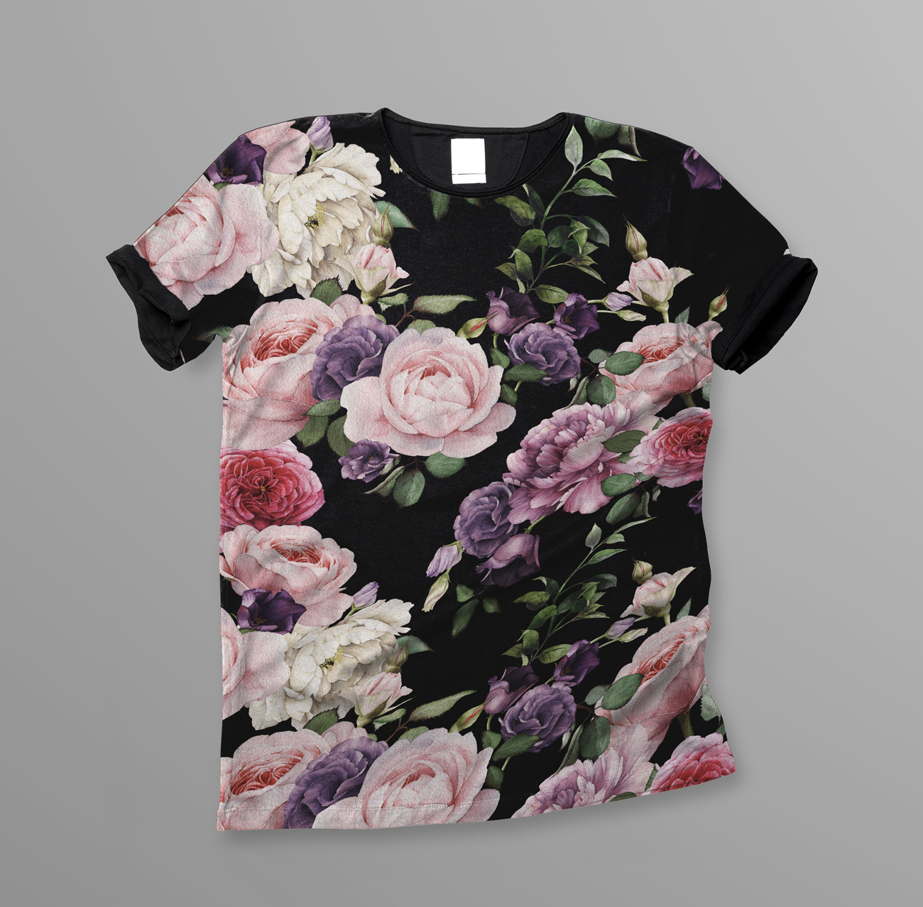 Printed Floral T Shirt 2