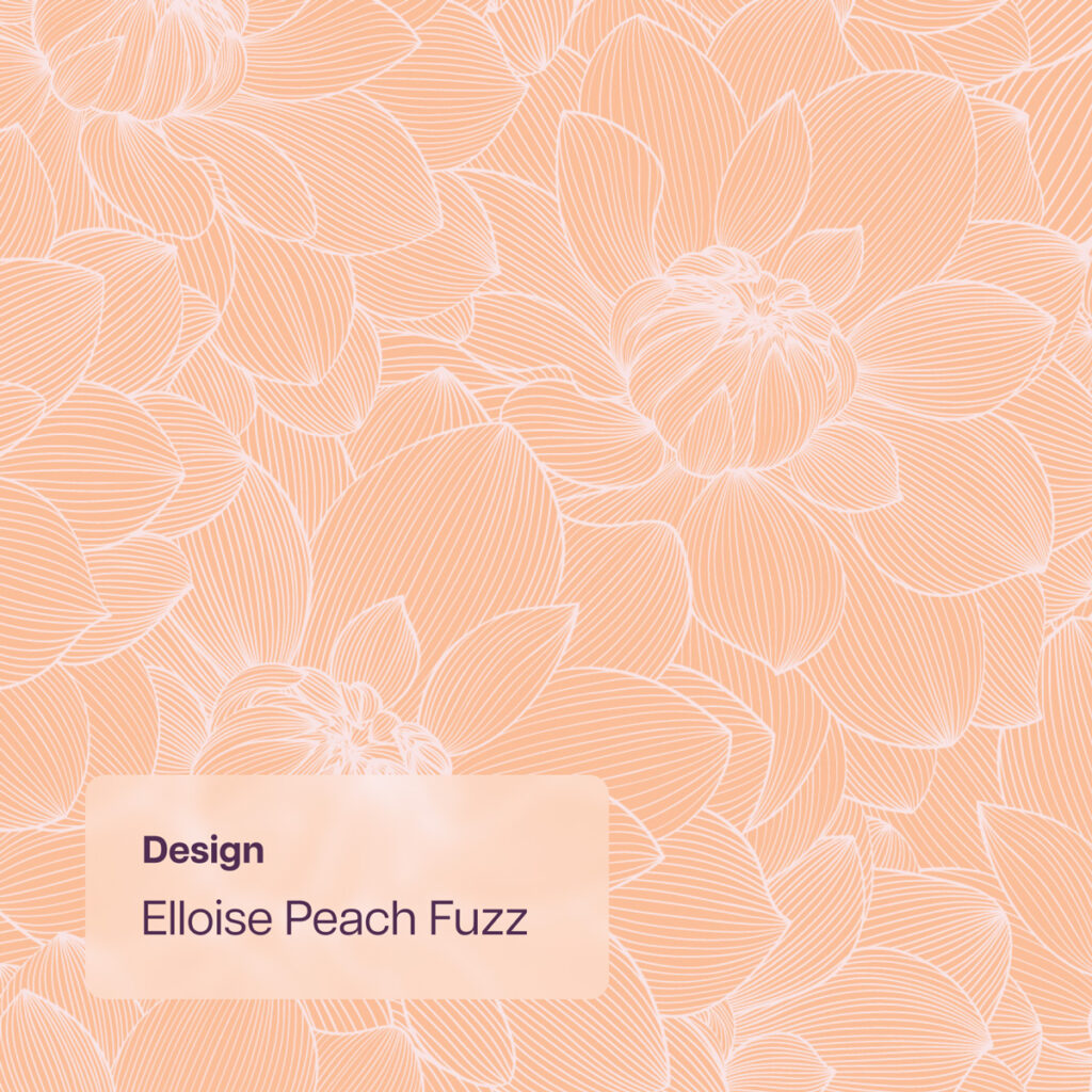 Elloie Peach Fuzz with Label